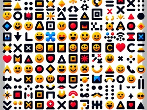 En blanco ␣⬜⬛ Colección de Caracteres, Símbolos, Especiales de Emoticonos, Copiar