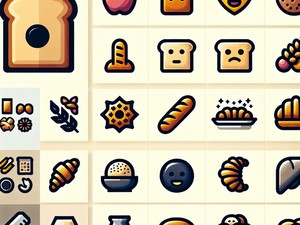 Bread 🍞🥖🥐 Emoticon, Special Character Collection, Copy