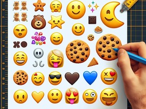 Cookie 🍪🍪🍪🍪 Raccolta di caratteri speciali di emoticon simboli, Copia