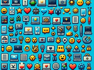 Portátil 💻🖥 Colección de Caracteres, Símbolos, Especiales de Emoticonos, Copiar