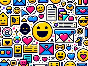 Correio eletrónico 📧📨 Coleção de Caracteres Especiais de Emoticons Símbolos, Copiar