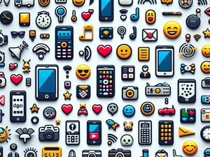 Teléfono 📱📞 Colección de Caracteres, Símbolos, Especiales de Emoticonos, Copiar