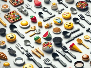 Restaurante 🍴🍽 Colección de Caracteres, Símbolos, Especiales de Emoticonos, Copiar