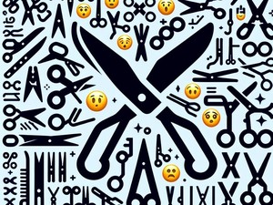 Forbici ✂️✄ Raccolta di caratteri speciali di emoticon, Copia