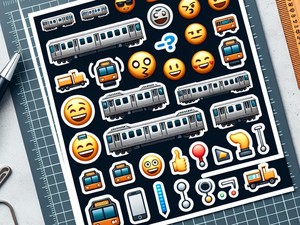 サブウェイ 🚇🚉 絵文字特殊文字コレクション、コピー