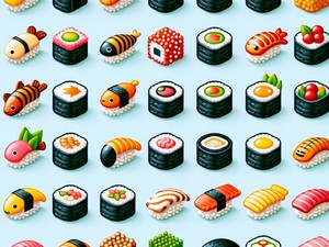 Sushi 🍣🍣🍣🍣 Collection de caractères spéciaux d'émoticônes Emoji Symboles, Copier