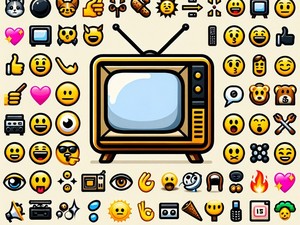 テレビ 📺📷 絵文字特殊文字コレクション、コピー