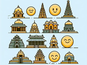 Temple 🛕🕍🕍 Collection de caractères spéciaux d'émoticônes Emoji, Copier