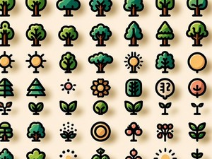 Tree 🌳🌲 Emoticon, Special Character Collection, Copy