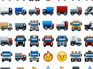 Camion 🚚🚛 Raccolta di caratteri speciali di emoticon, Copia