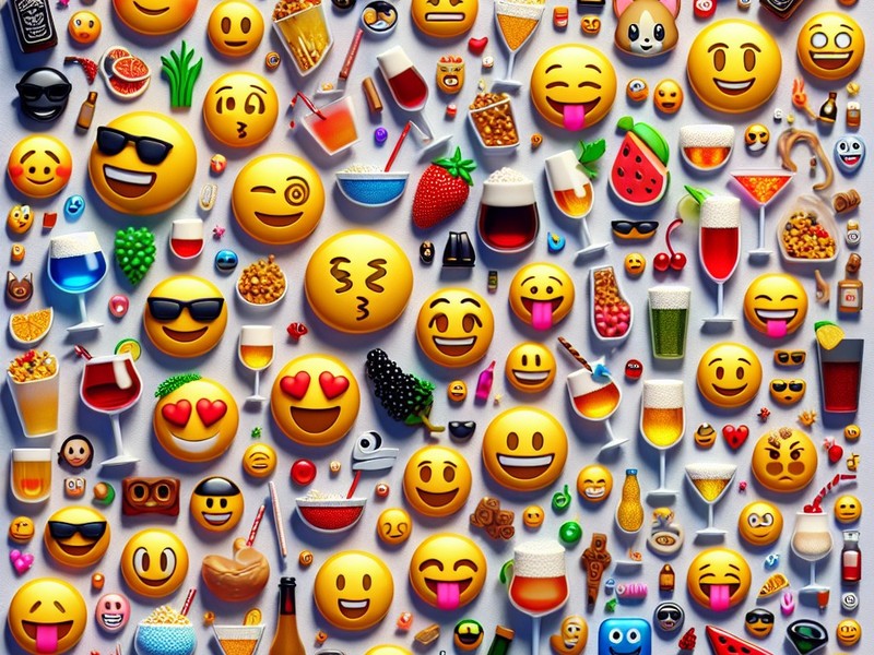 Bar 🍸🍷🍷 Collection de caractères spéciaux d'émoticônes Emoji, Copier