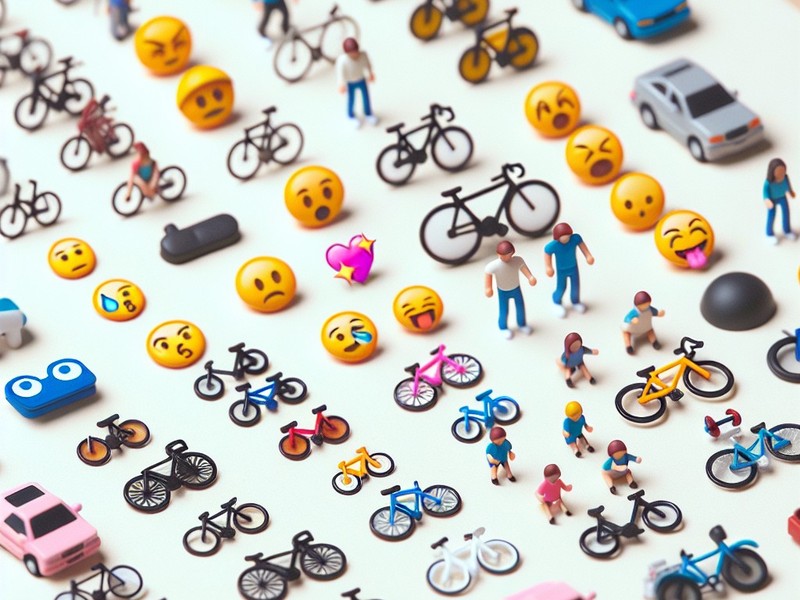 Bicycle 🚲🚴 Emoticon, Special Character Collection, Copy