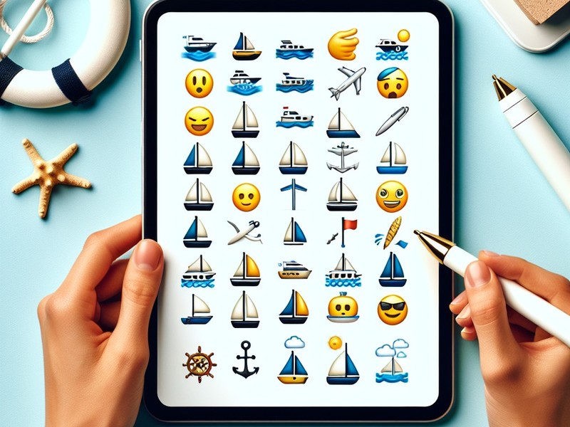 Barca ⛵️🚤 Raccolta di caratteri speciali di emoticon simboli, Copia