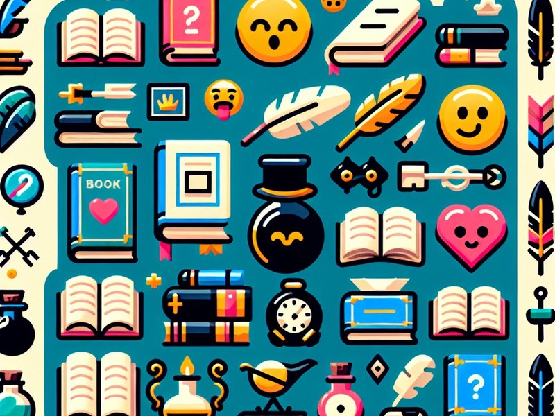 Kitap 📚📖 Özel semboller Emoji Özel Karakter Koleksiyonu, Kopyalama