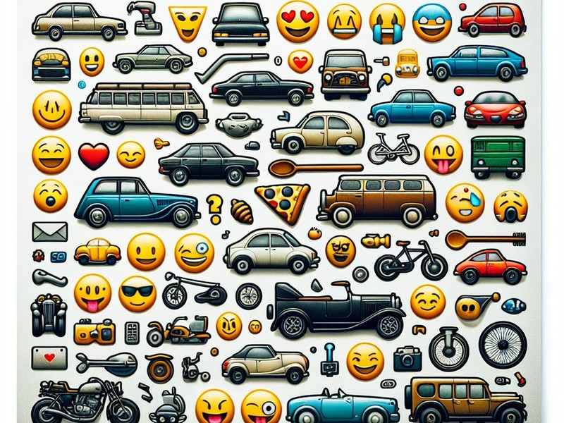 Voiture 🚗🚘🚘 Collection de caractères spéciaux d'émoticônes Emoji Symboles, Copier