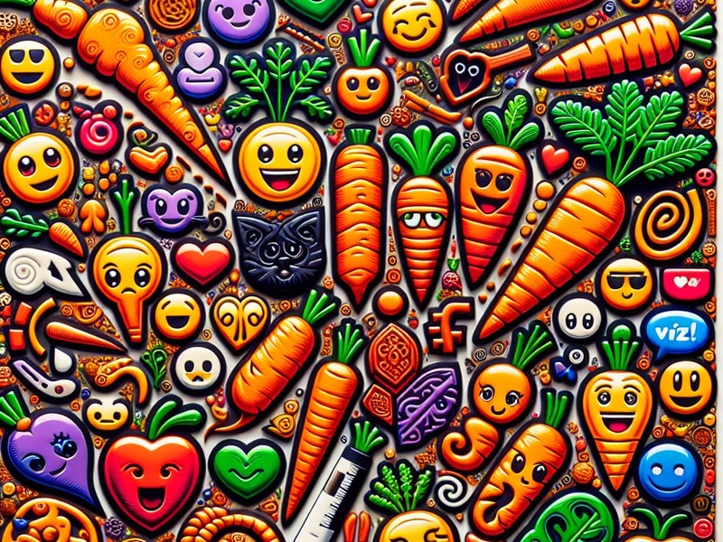 Carrot 🥕🥕🥕 Emoticon, Special Character Collection, Copy