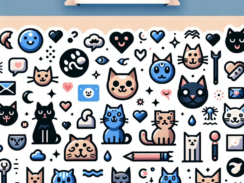 Gato 🐱🐈 Coleção de Caracteres Especiais de Emoticons Símbolos, Copiar
