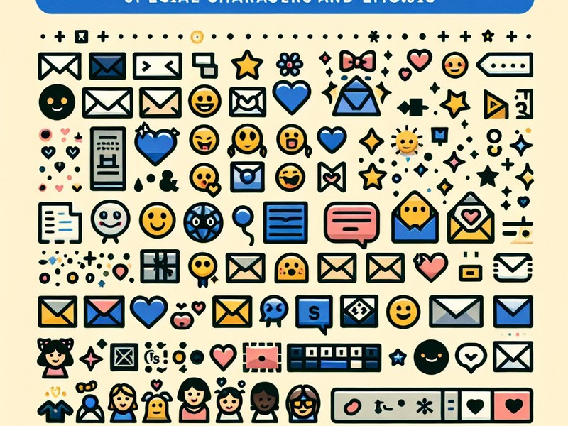 Envelope ✉️📩 Coleção de Caracteres Especiais de Emoticons Símbolos, Copiar