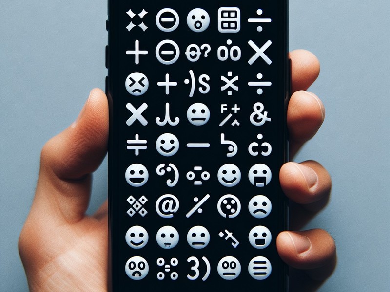 Math Symbols ➕➖✖️ Emoticon, Special Character Collection, Copy