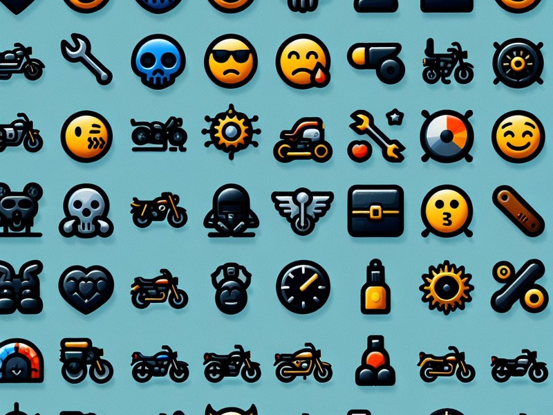 Moto 🏍🛵 Collection de caractères spéciaux d'émoticônes Emoji Symboles, Copier