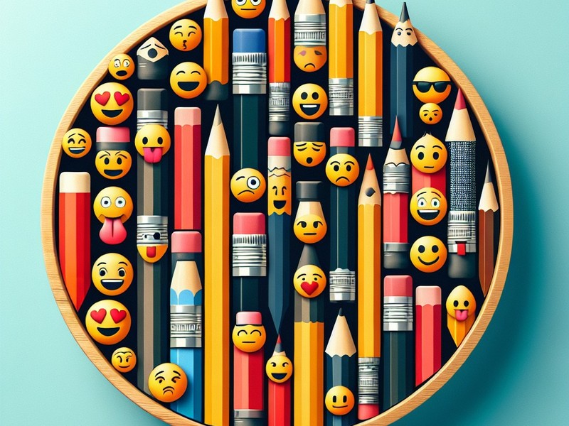 Crayon ✏️🖋 Collection de caractères spéciaux d'émoticônes Emoji Symboles, Copier