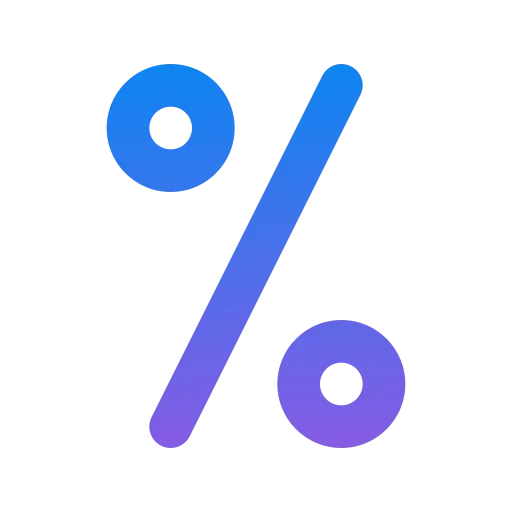 Percentage calculator logo